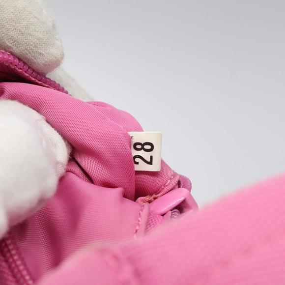 PRADA Accessory Pouch Nylon Pink Silver Auth EC255 - Picture 12 of 16